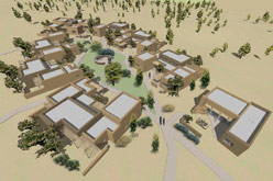 Aerial View of Courtyard